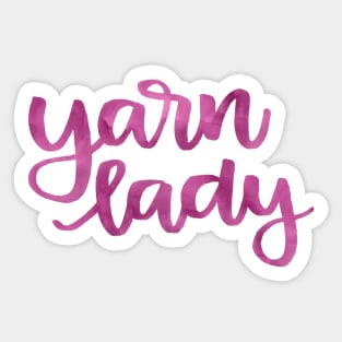 Yarn Lady Sticker